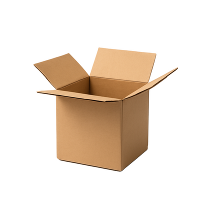 3 Ply Corrugated Cardboard Box – 4 x 4 x 4 Inch | Small Cube Shipping & Packaging Box