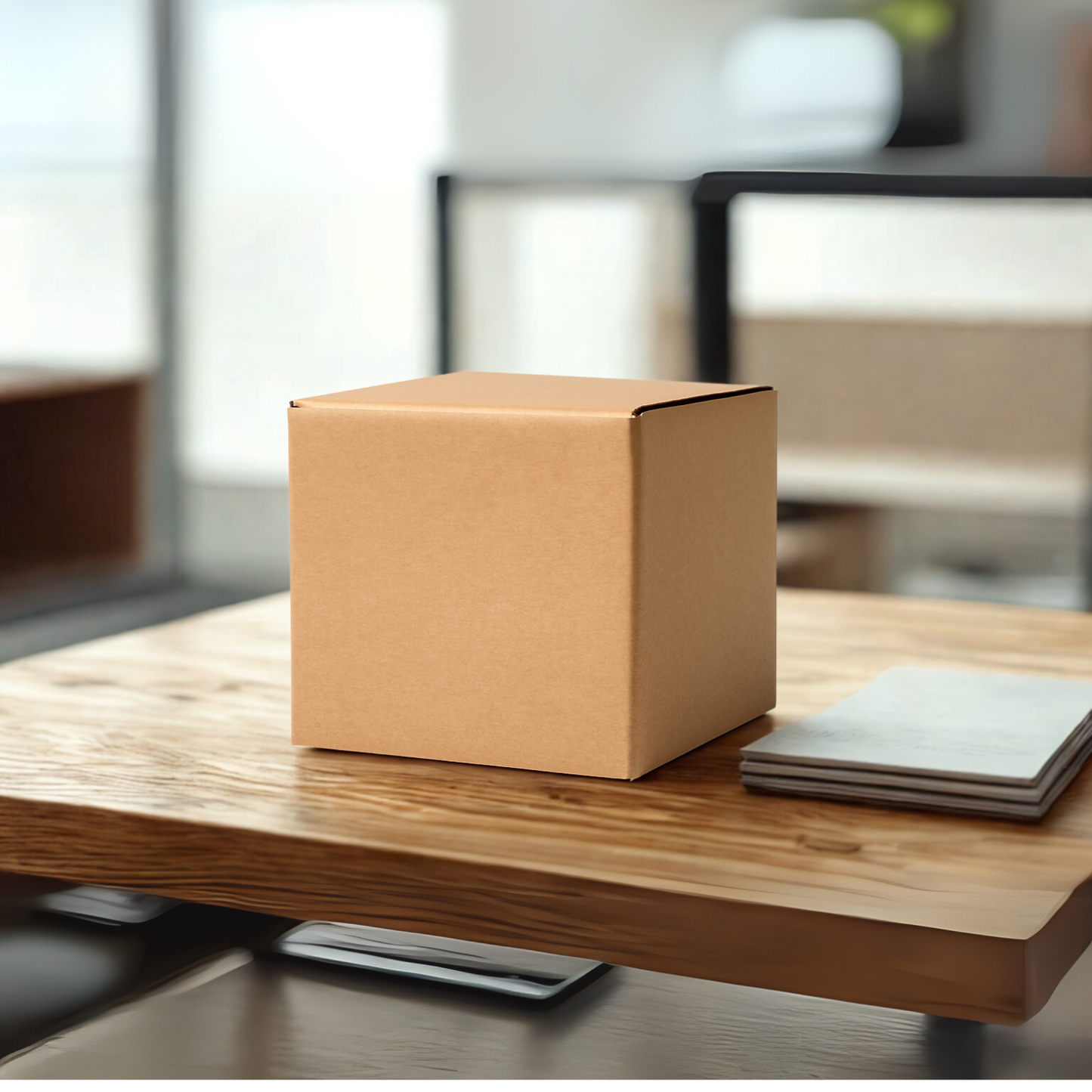 3 Ply Corrugated Cardboard Box – 4 x 4 x 4 Inch | Small Cube Shipping & Packaging Box